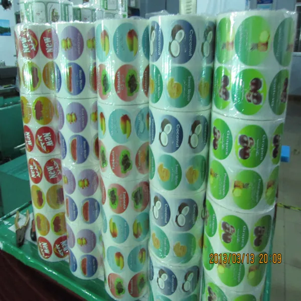 china factory wholesale custom roll wine bottle plastic label