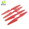 4PCS propeller for MJX Bugs 3 PRO B3 PRO HS700 HS700D brushless four-axis aircraft paddle reserve propeller red