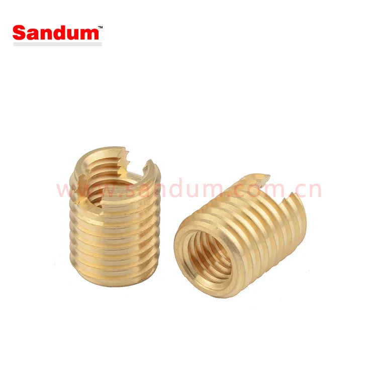 Ensat 302 Self Tapping Threaded Insert With Slotted M5,M6,M8,M10 For