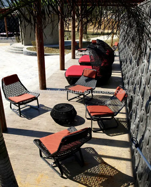 Garden Furniture Mosaic Wicker Table And Egg Chair - Buy Garden