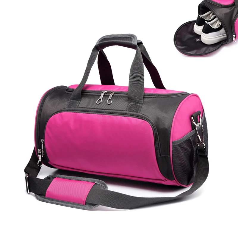 Custom Cheap Unisex Portable Travel Sports Gym Duffel Bag With Shoulder ...