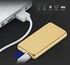 High quality product two sided heat coil lighter,usb rechargeable lighter ,creative fingerprint induction ignition for gift