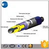 high quality insulation pipe wrapped with rock wool material and aluminum foil used for plant boiler steam pipeline system