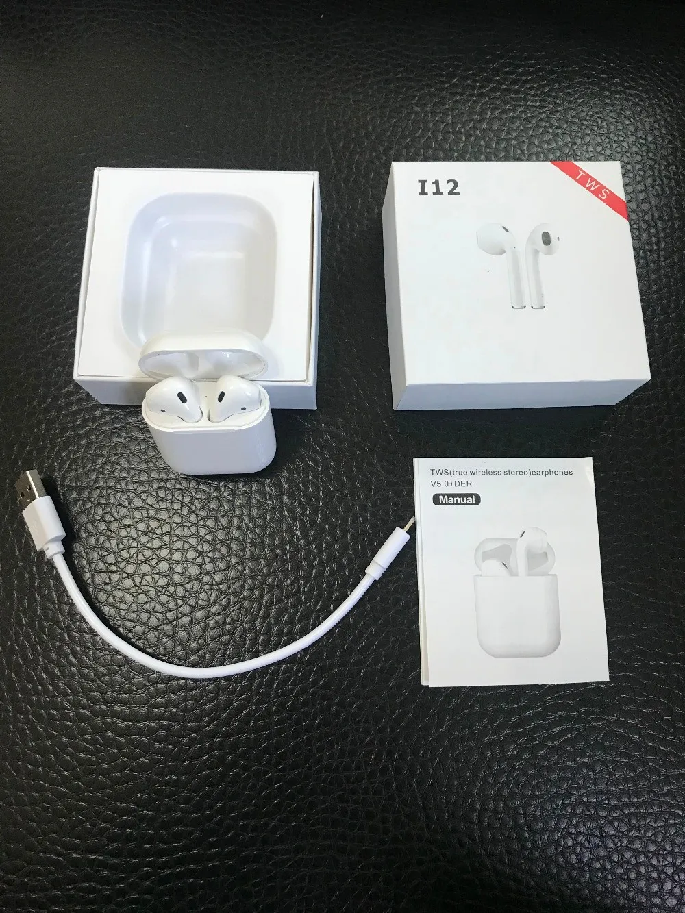 i18 tws wireless earbuds touch control auto power on support siri BT 5.0 bluetooth earphone - ANKUX.COM