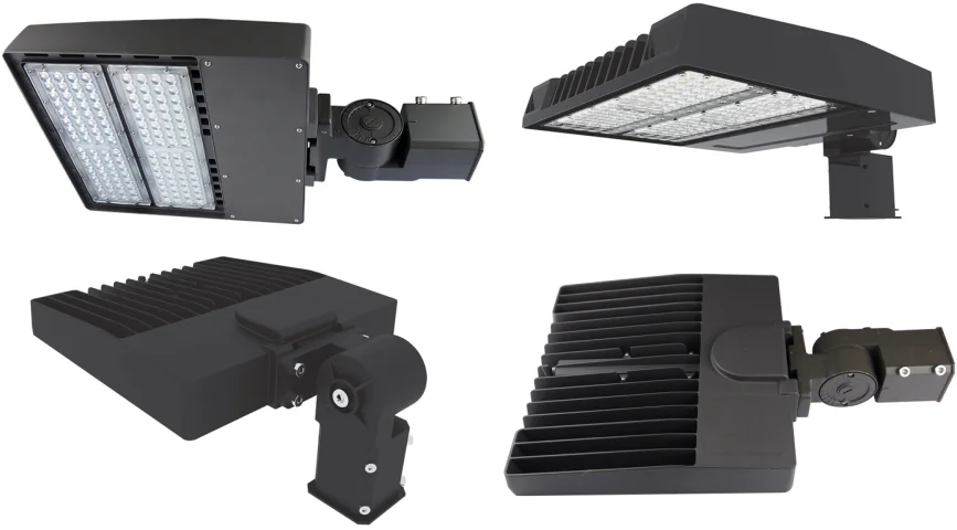 DLC ETL listed ip65 shoe box led street light 150w replace 400w halogen