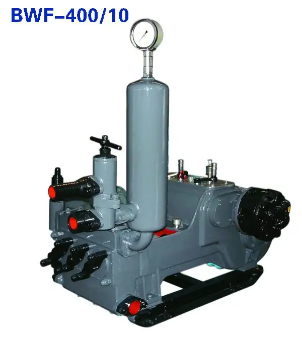 
BW400 high efficiency horizontal triplex single acting reciprocating piston pump Mud Pump 