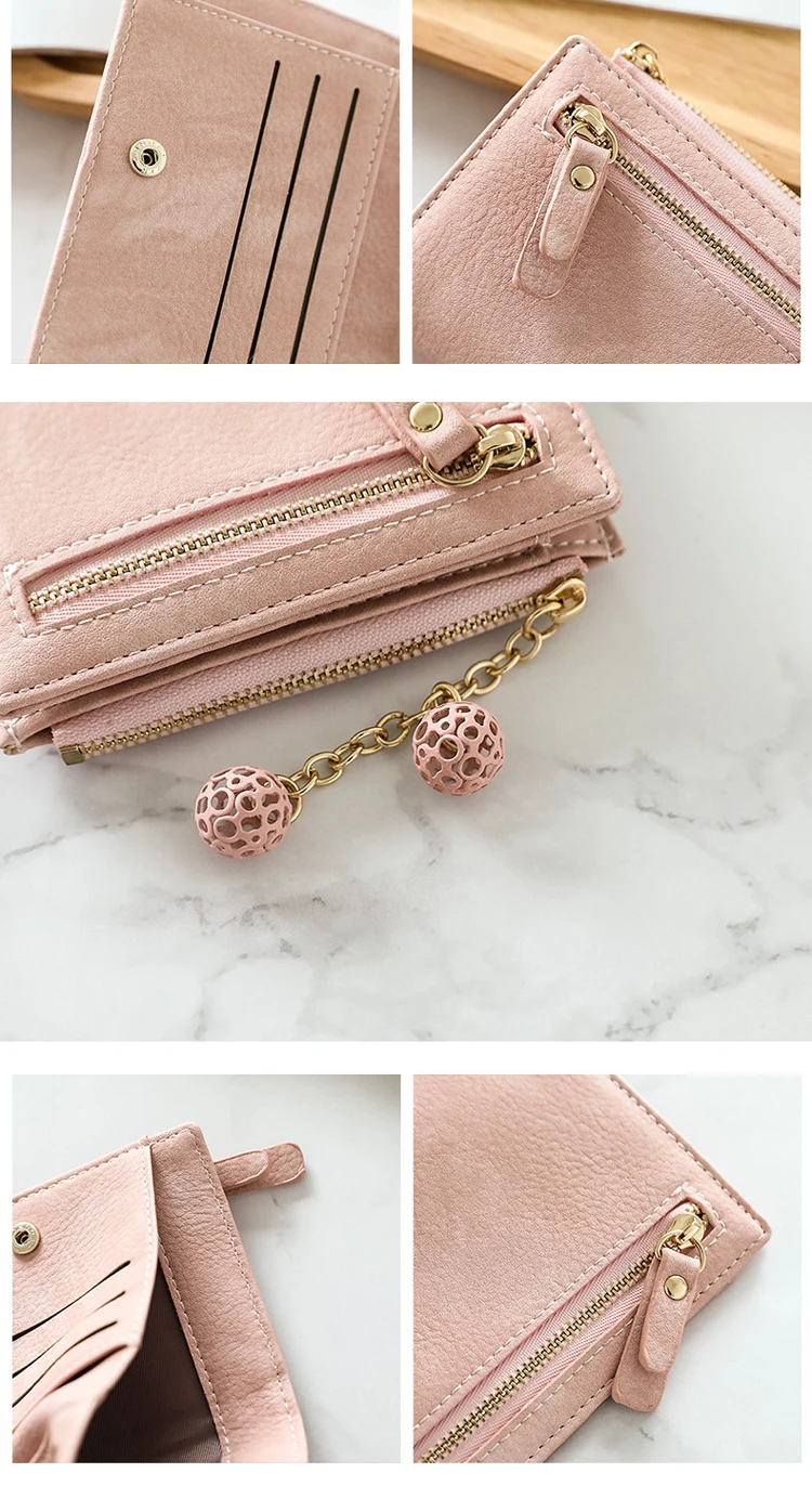 New Product Wholesale China Suppliers Fashion Short Woman Wallet