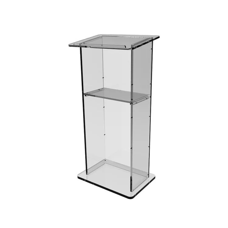 2016 Clear Modern Acrylic Pulpit Designs Customized Size Customer's ...