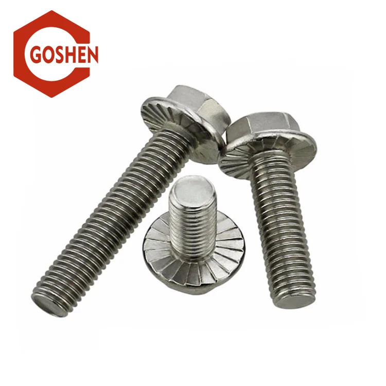 Stainless steel DIN6921 M12 hex head flange bolt nut Products from