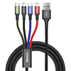 Baseus 3.5A Fast 4 Head Multi Charging 4 in 1 Usb Data Cable