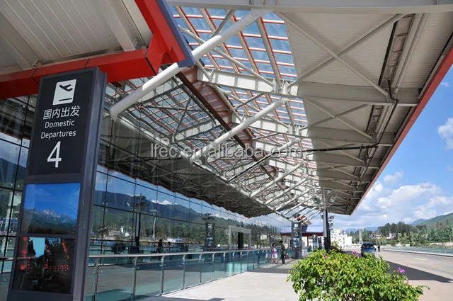 Attractive and durable structure steel fabrication for train station