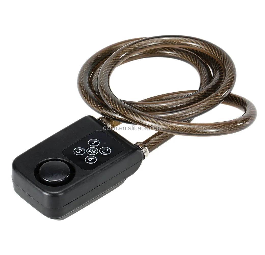 電子パスワードアラームロック 自転車安全盗難防止アラームロック 切断防止振動盗難桁コンビネーションアラームロック Buy 高デシベル 4 デジタルスマート盗難警報ロック 防水オートバイ振動アラームロック 新スタイルワイヤレスリモートアラームロック 屋外抗盗難