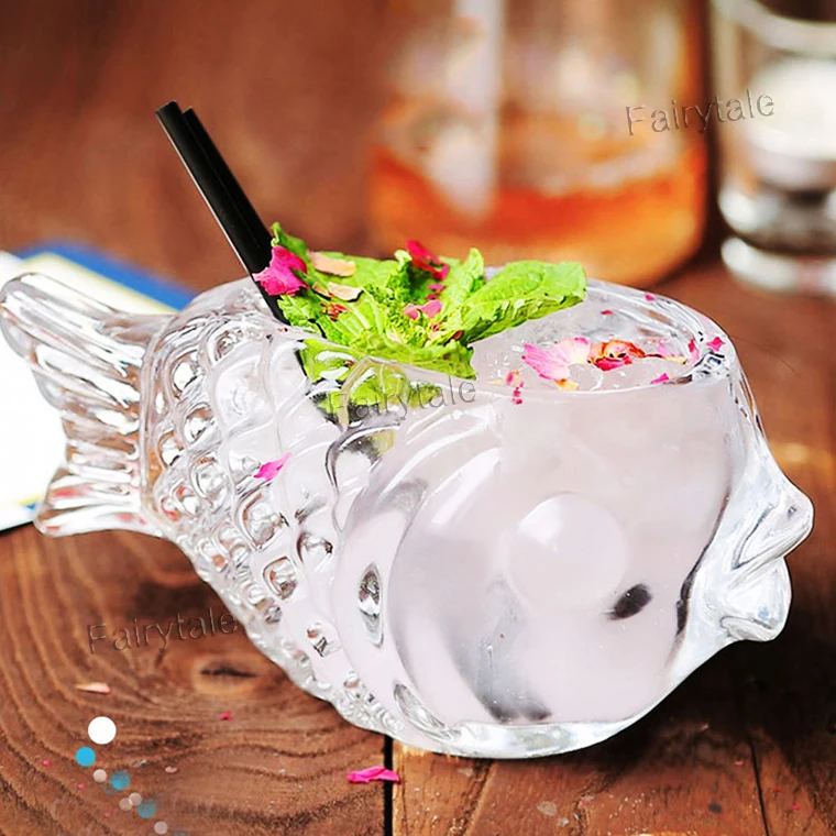 Fish Shaped Glass Mug