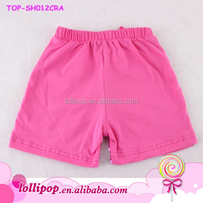 Wholesale Solid Gray Cotton Plain Kids Short Pants/ Children Girls Cute