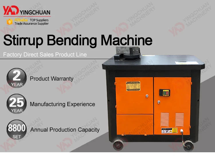 Advanced Technology GF20 Universal Rebar Hoop Bending Machine Stirrup Bender With ISO Certificate