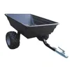 Utility Tractor poly dump ATV Small garden farm tipping trailer