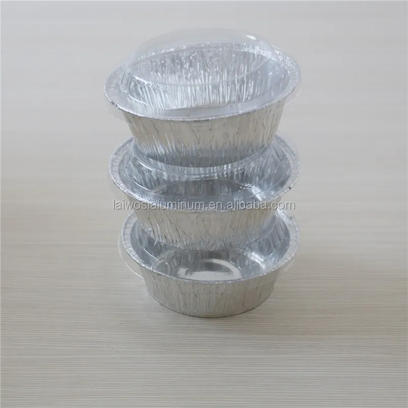 Disposable Round Aluminum Foil Baking Cup Pudding Cup Soup Bowl Buy