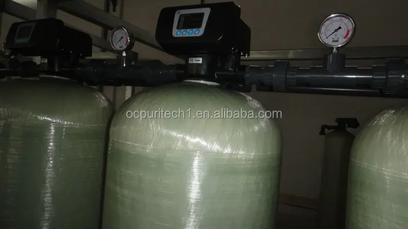 3TPH RO Pretreatment system 1665 water tank for manganese Sand Carbon Softener filter