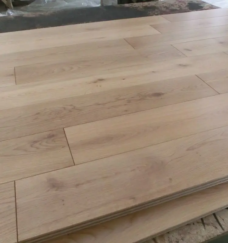 UV Oiled Handscraped Dark Oak Hardwood Floors