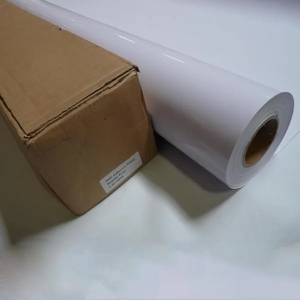 High Sticky Adhesive Self Adhesive Vinyl Film For Glass Walls 140gsm