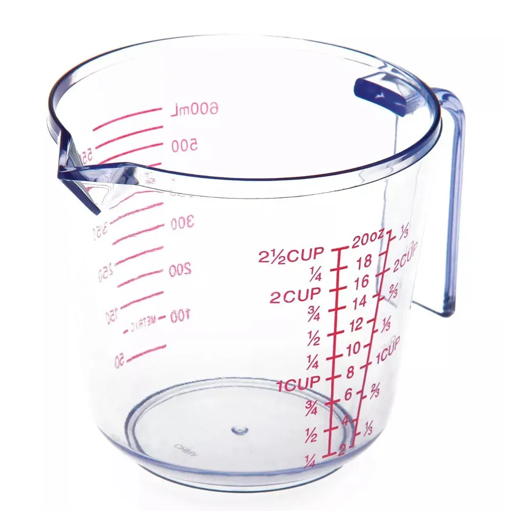 600ml 2.5 Cup Plastic Measuring Cup - Buy Measuring Cup Product on ...