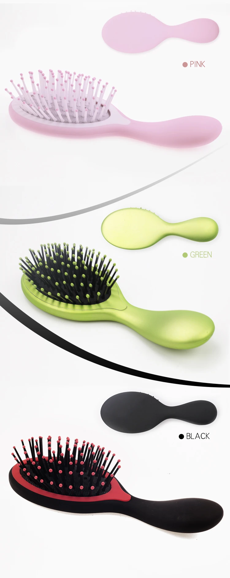 EUREKA DS2308-P Mini Hair Brush Pocket Sized Brush For Traveling