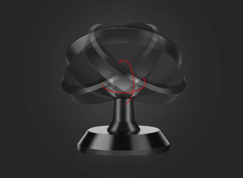 BASEUS 360°Magnético Smartphone Soporte Montaje Del Coche