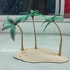 China factory custom window display resin decoration palm tree for luxury jewelry shop display