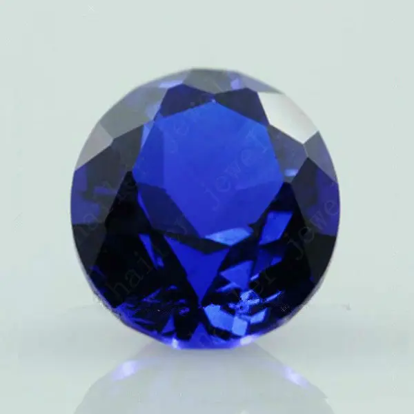 Synthetic Round Brilliant Cut Blue Loose Blue Spinel Gemstones - Buy ...