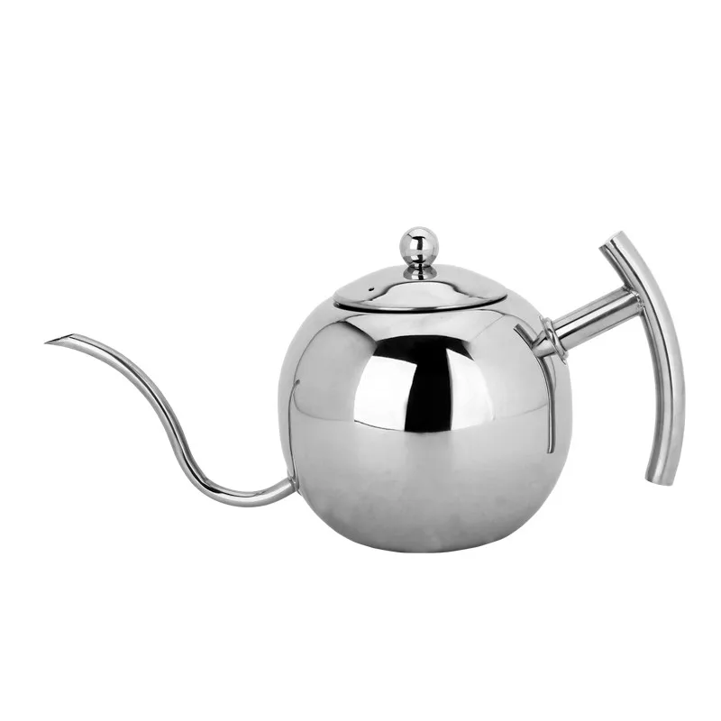 850ml/1100ml Stainless Steel Coffee Drip Kettle Turkish Tea Kettle