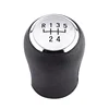 Hot sale 5 speed automatic car black digital shift knob