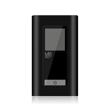 New LTE GSM 4G Wifi Router Wireless Dongle Mifi with 5200mAh Power Bank two SIM Card Slot RJ45 Port Modem Function Global Unlock