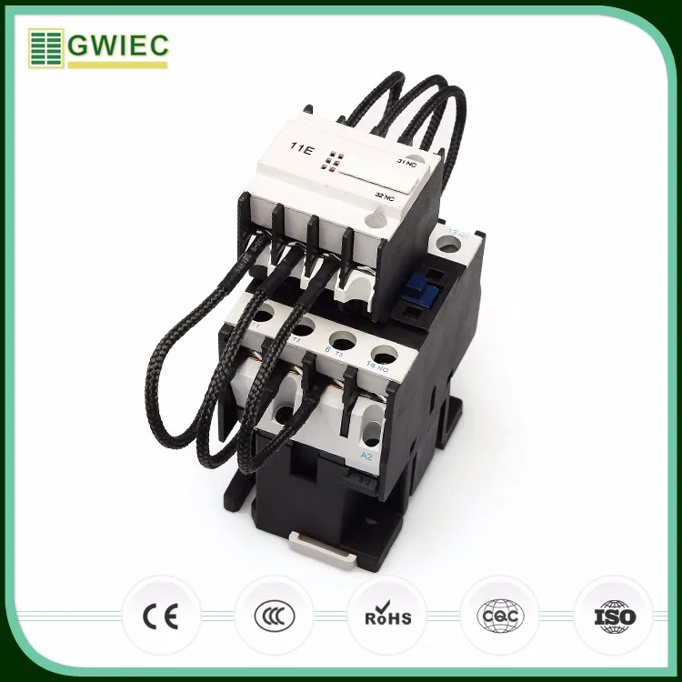 GWIEC China Products 17A 3 Pole Power AC Contactor CJ19 Electrical Capacitor Connection
