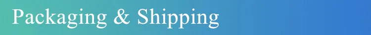 packaging &shipping 