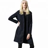 Long Simple Winter Cardigan Design Women Outerwear Coat for Ladies