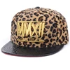 Strapback snakeskin flat brim printed leopard snapback caps