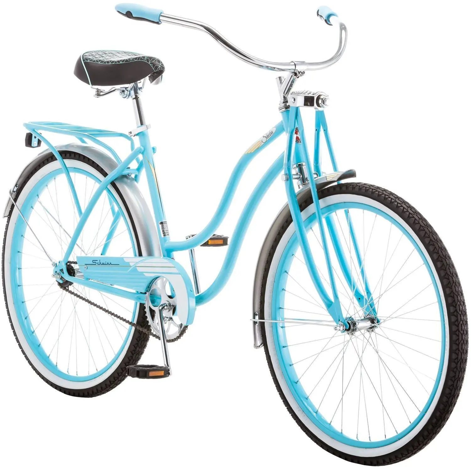 light blue schwinn bike