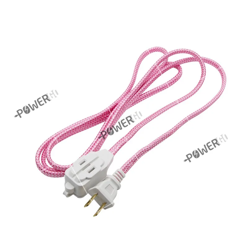 3outlet Extension Cord,2 Prong Power Strip,Extra Long 6 Ft Cable With