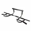 Sturdy Heavy-Gauge Steel Frame Multi-Grip Pull Up Bar Doorway Trainer for Home Gym Exercise