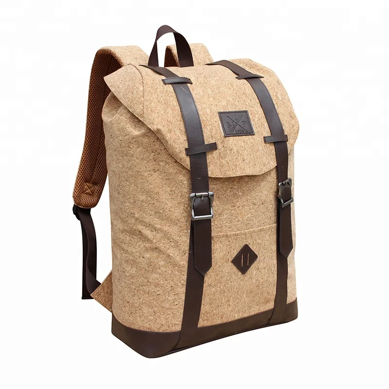Outdoor Big Capacity Natural Ecofriendly Travel Duffel Cork Backpack