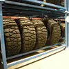 Strong modern weight goods truck tire stacking shelves stacking rack for truck tire storage