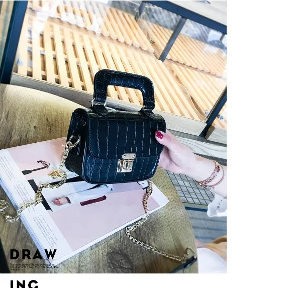 2019 Fashion women handbags pu sling bag