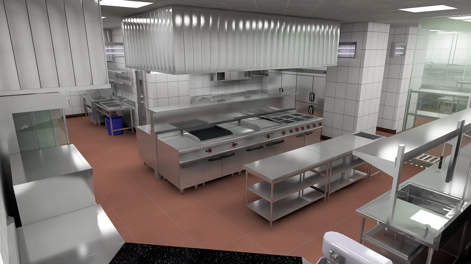 Dapur Komersial Tata Letak Dengan Vr Desain Dapur Dan 3d Restoran