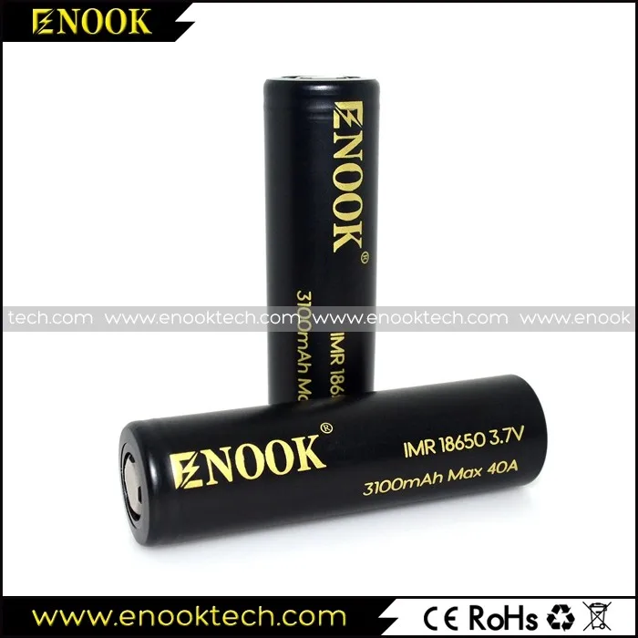 Enook 18650 3100mah 40a Rechargeable Li-ion Polymer Battery - Buy 18650 ...