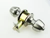 Cylindrical knob safer locked entrance door, 201 stainless steel knob and rosette door lock