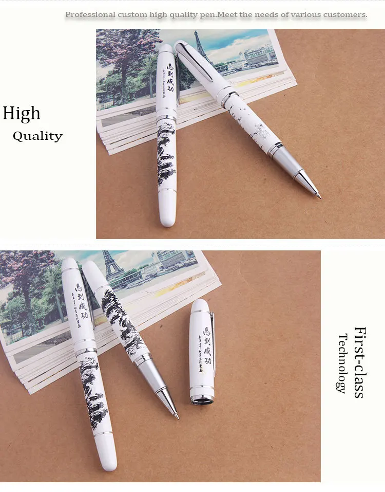 High Quality Low Price Blue And White Ceramic Fountain Pen Buy Low