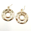 2019 trending amazon dangle 2 layer fish hook earrings wedding gold plated inspirational jewelry big hoop earrings 90s
