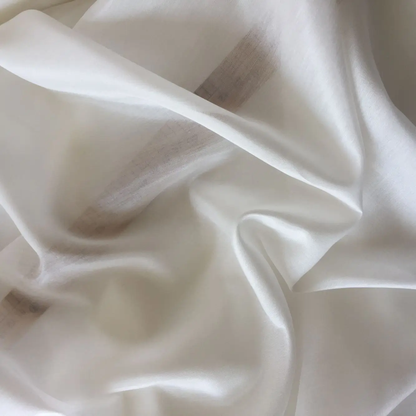 Pure Mulberry Silk | White Silk Fabric | NATURAL SILK | HANDMADE IN VI - Foto 13