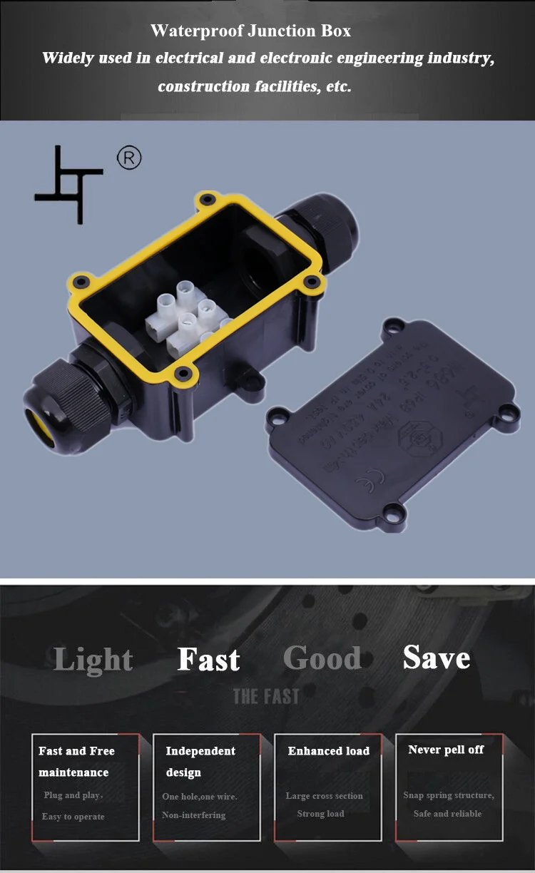 Street Light Junction Box Electrical Ip68 Waterproof Junction Box