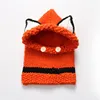 Baby Girls Boys Winter Animal Hat Scarf Kids Earflap Hood Scarves Caps Set